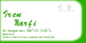 iren marfi business card